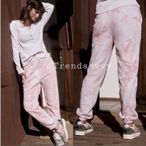 ANTHROPOLOGIE Jogger Pants Lounge Activewear Workout Pink NWT